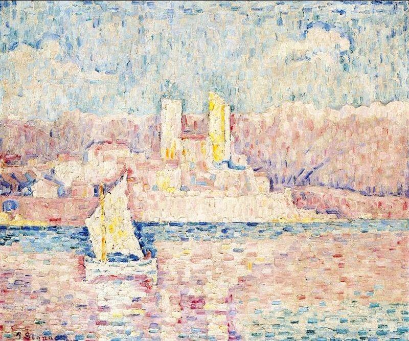 Paul Signac Cap d'Antibes oil painting image